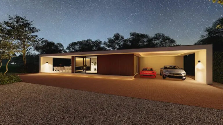 3D weergave overkapping